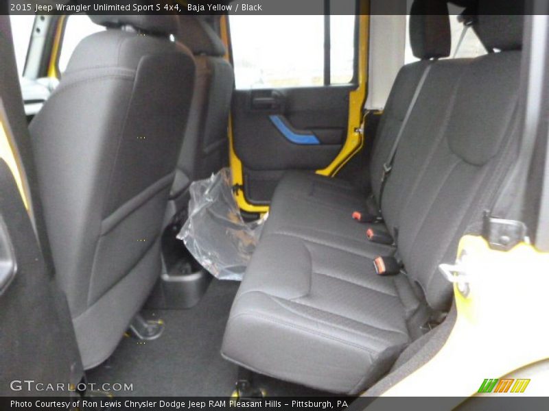 Baja Yellow / Black 2015 Jeep Wrangler Unlimited Sport S 4x4
