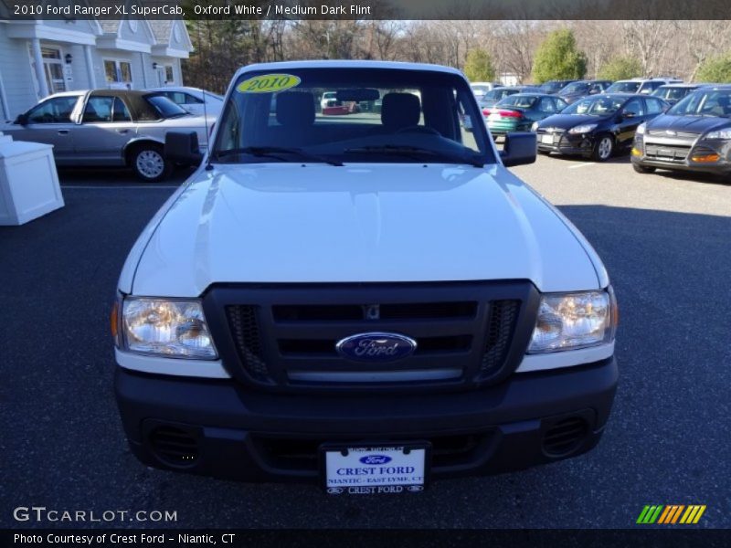 Oxford White / Medium Dark Flint 2010 Ford Ranger XL SuperCab