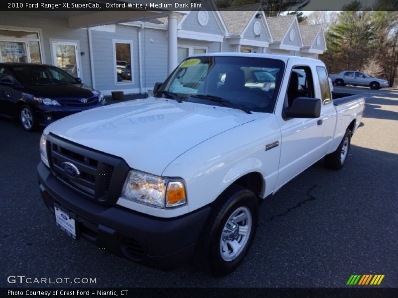 Oxford White / Medium Dark Flint 2010 Ford Ranger XL SuperCab