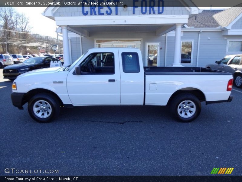 Oxford White / Medium Dark Flint 2010 Ford Ranger XL SuperCab