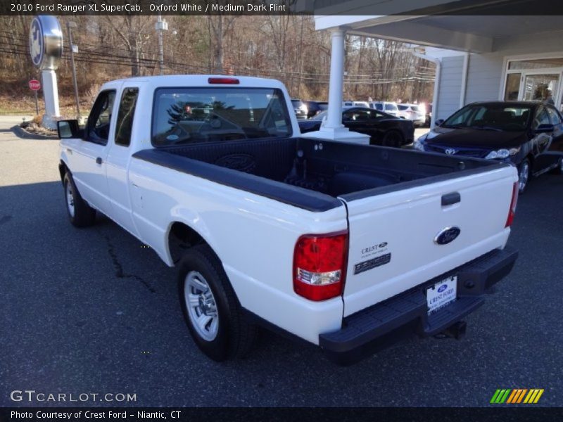 Oxford White / Medium Dark Flint 2010 Ford Ranger XL SuperCab