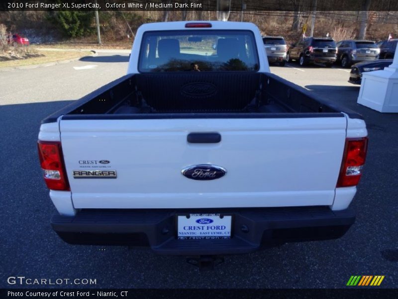 Oxford White / Medium Dark Flint 2010 Ford Ranger XL SuperCab