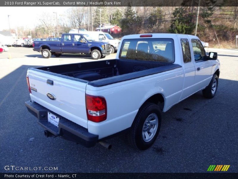 Oxford White / Medium Dark Flint 2010 Ford Ranger XL SuperCab