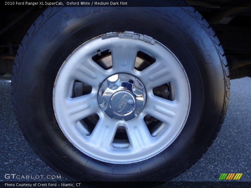 Oxford White / Medium Dark Flint 2010 Ford Ranger XL SuperCab