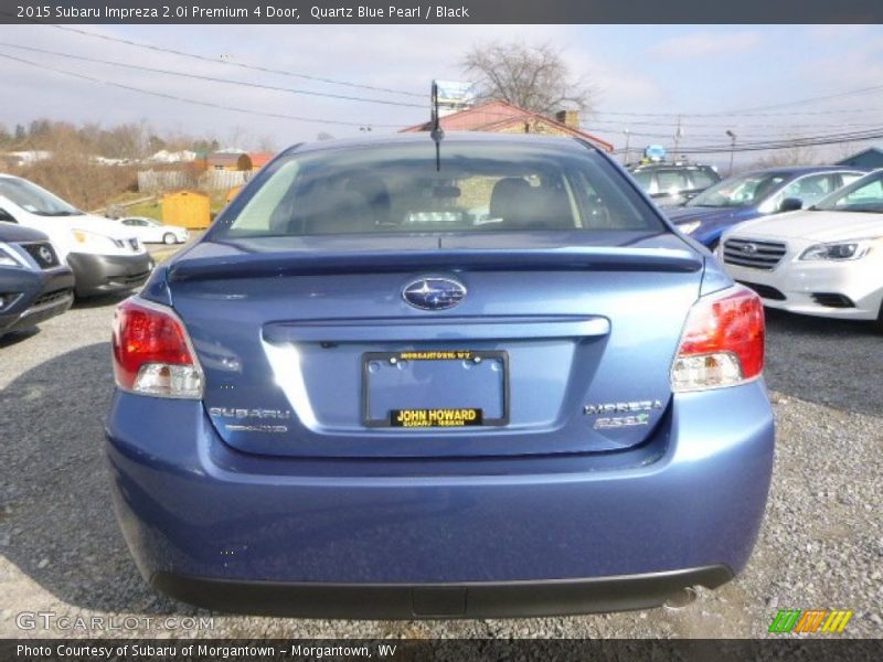 Quartz Blue Pearl / Black 2015 Subaru Impreza 2.0i Premium 4 Door