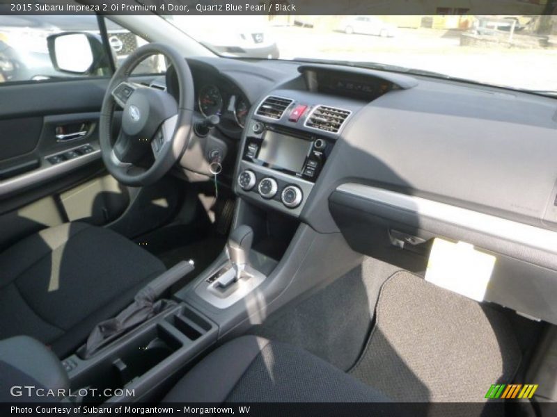 Quartz Blue Pearl / Black 2015 Subaru Impreza 2.0i Premium 4 Door