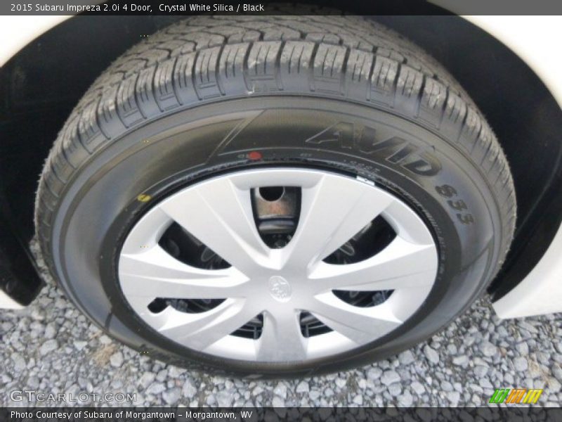 Crystal White Silica / Black 2015 Subaru Impreza 2.0i 4 Door