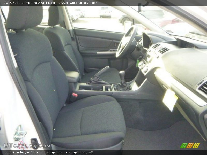 Crystal White Silica / Black 2015 Subaru Impreza 2.0i 4 Door