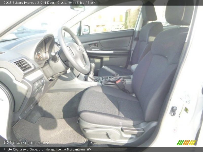 Crystal White Silica / Black 2015 Subaru Impreza 2.0i 4 Door