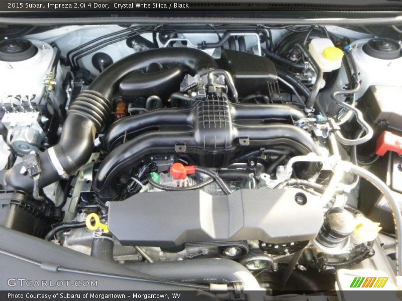 Crystal White Silica / Black 2015 Subaru Impreza 2.0i 4 Door