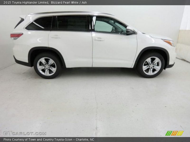 Blizzard Pearl White / Ash 2015 Toyota Highlander Limited
