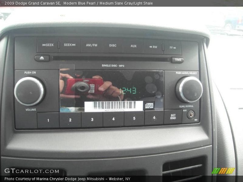 Modern Blue Pearl / Medium Slate Gray/Light Shale 2009 Dodge Grand Caravan SE