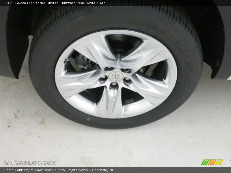 Blizzard Pearl White / Ash 2015 Toyota Highlander Limited