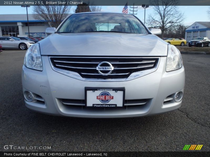 Brilliant Silver / Charcoal 2012 Nissan Altima 2.5 S