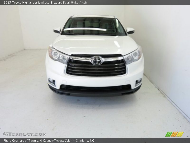 Blizzard Pearl White / Ash 2015 Toyota Highlander Limited