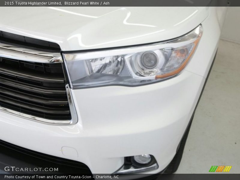 Blizzard Pearl White / Ash 2015 Toyota Highlander Limited