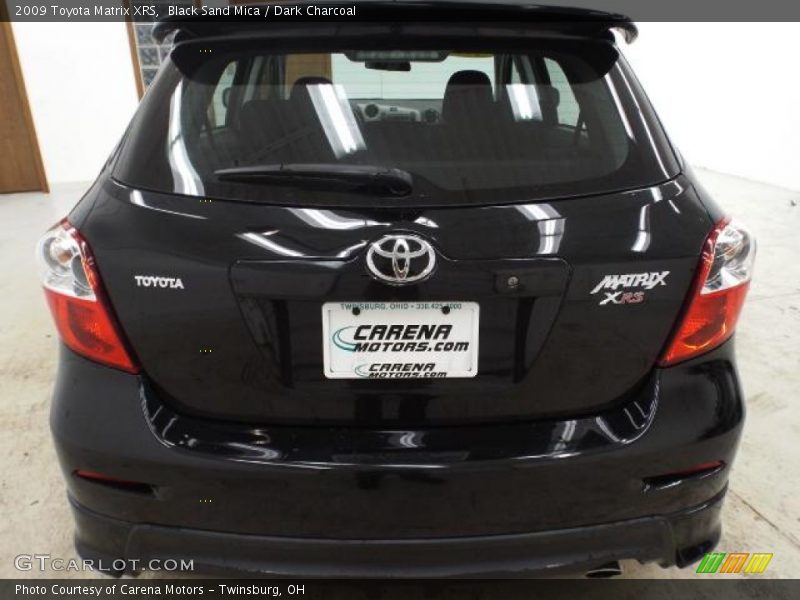 Black Sand Mica / Dark Charcoal 2009 Toyota Matrix XRS