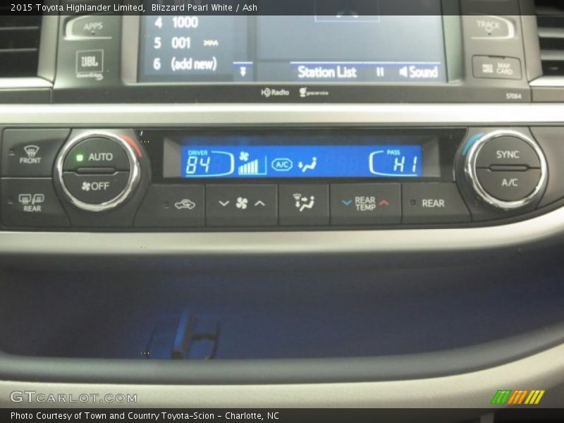 Blizzard Pearl White / Ash 2015 Toyota Highlander Limited