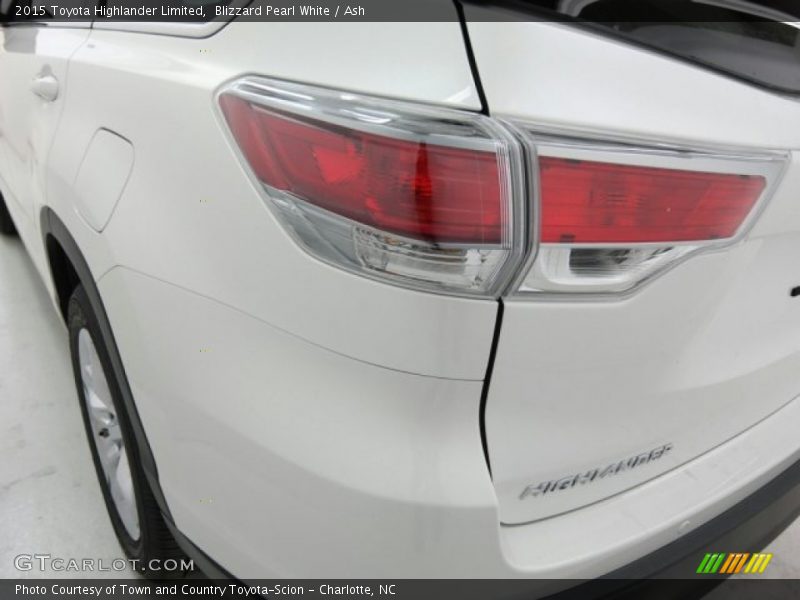 Blizzard Pearl White / Ash 2015 Toyota Highlander Limited