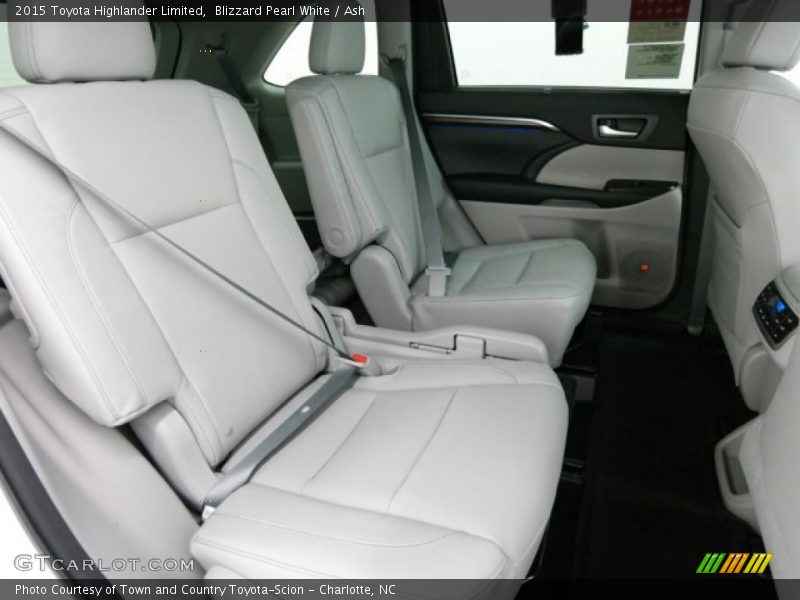 Blizzard Pearl White / Ash 2015 Toyota Highlander Limited