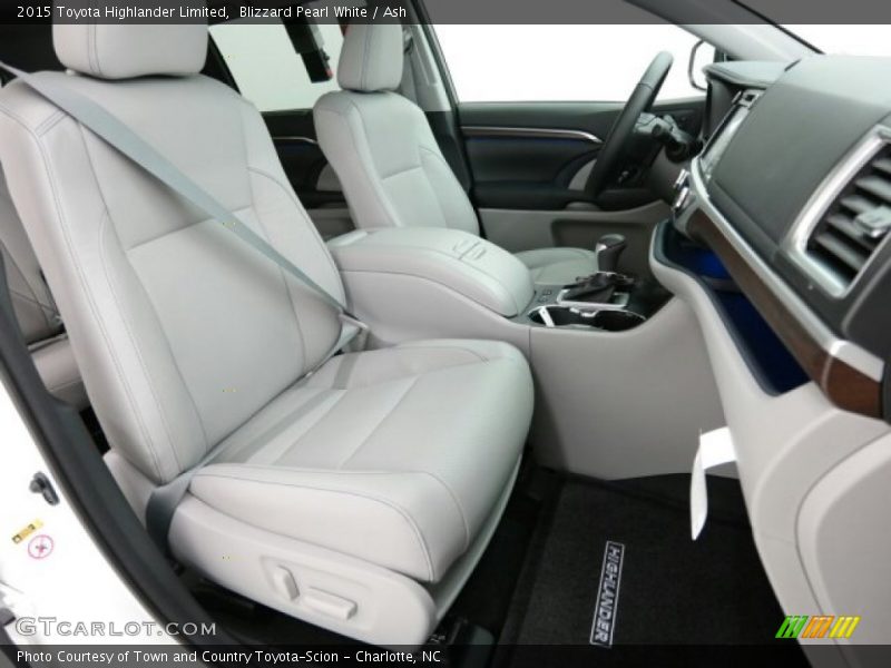 Blizzard Pearl White / Ash 2015 Toyota Highlander Limited