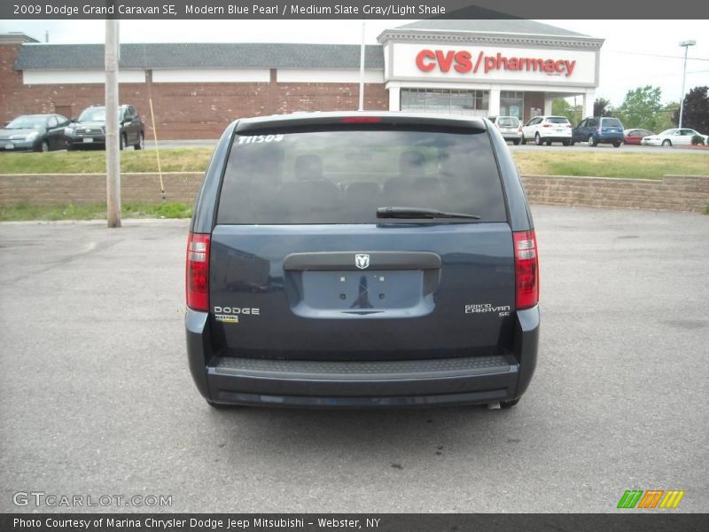 Modern Blue Pearl / Medium Slate Gray/Light Shale 2009 Dodge Grand Caravan SE