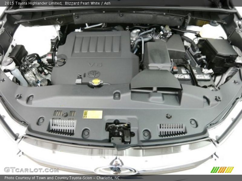 Blizzard Pearl White / Ash 2015 Toyota Highlander Limited