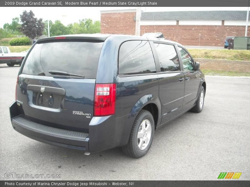 Modern Blue Pearl / Medium Slate Gray/Light Shale 2009 Dodge Grand Caravan SE