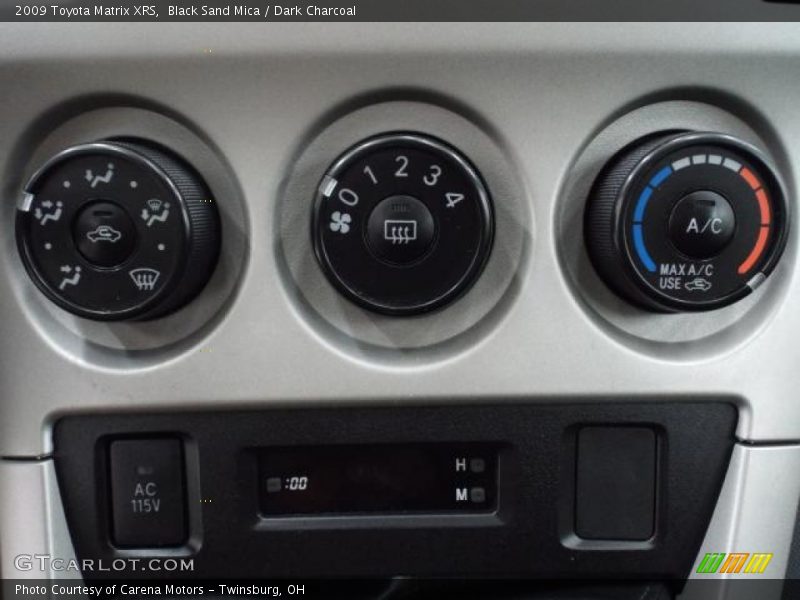 Black Sand Mica / Dark Charcoal 2009 Toyota Matrix XRS