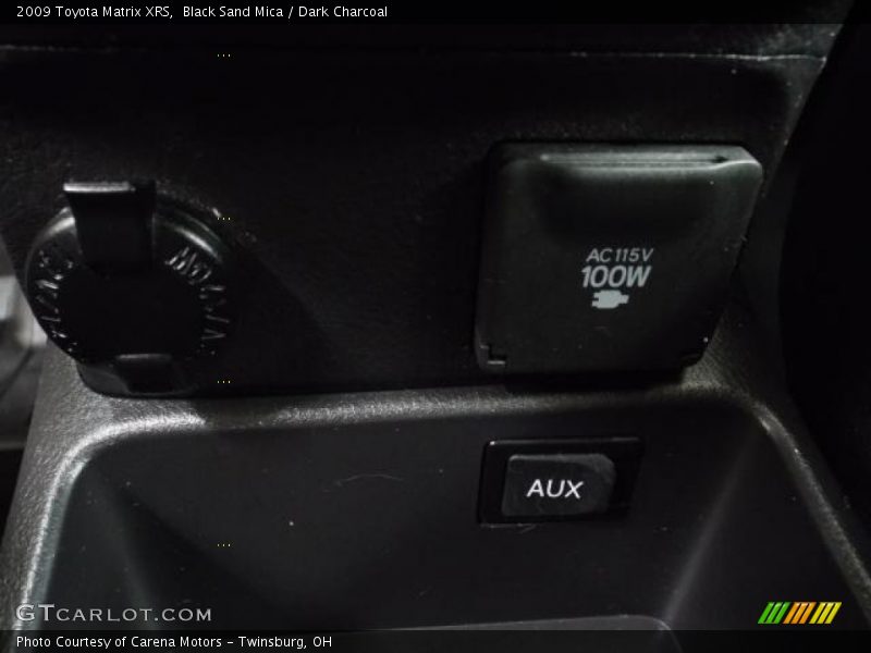 Black Sand Mica / Dark Charcoal 2009 Toyota Matrix XRS