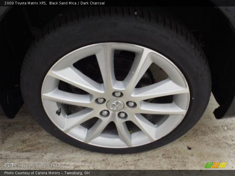 Black Sand Mica / Dark Charcoal 2009 Toyota Matrix XRS