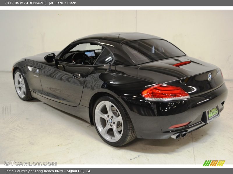 Jet Black / Black 2012 BMW Z4 sDrive28i