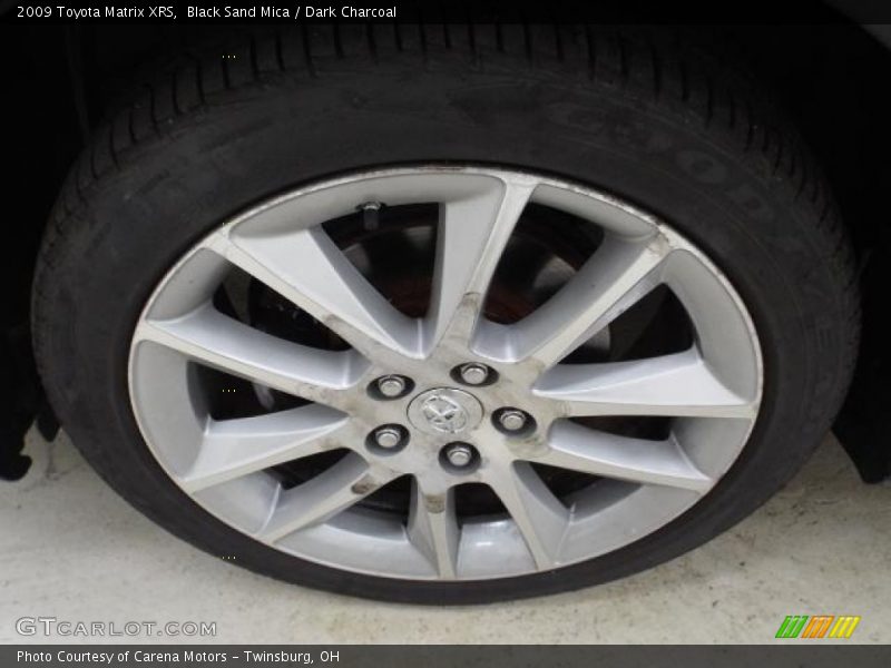 Black Sand Mica / Dark Charcoal 2009 Toyota Matrix XRS
