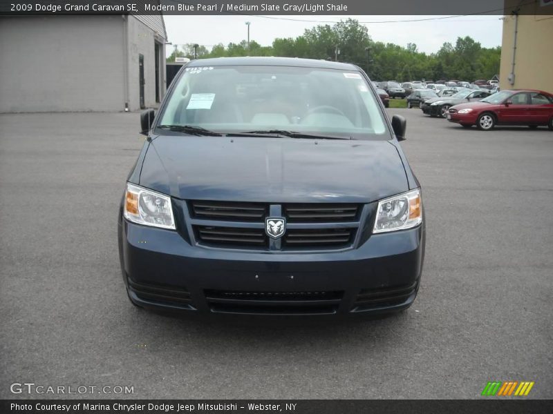 Modern Blue Pearl / Medium Slate Gray/Light Shale 2009 Dodge Grand Caravan SE