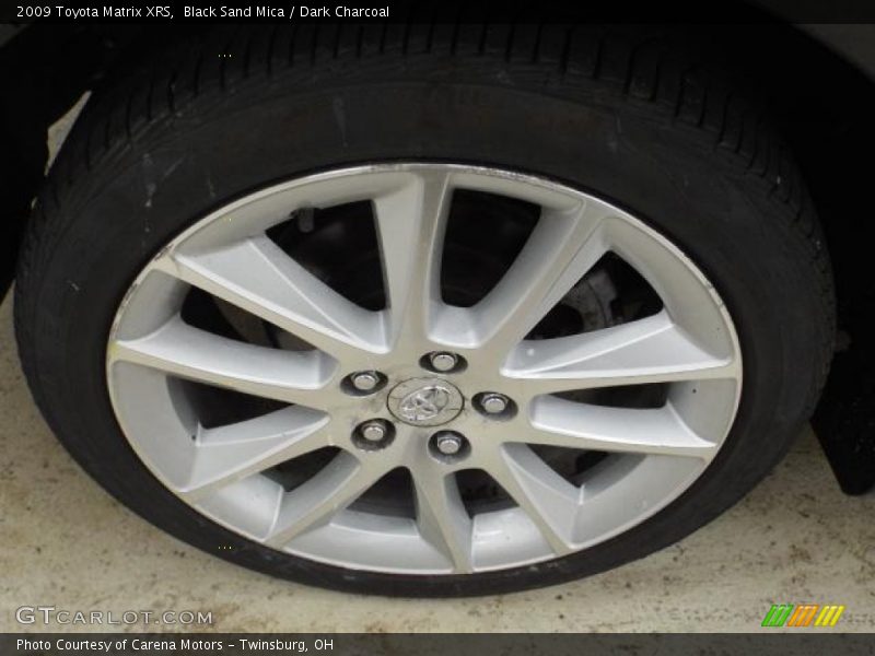 Black Sand Mica / Dark Charcoal 2009 Toyota Matrix XRS