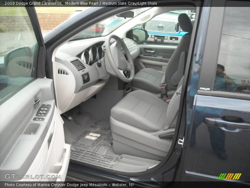 Modern Blue Pearl / Medium Slate Gray/Light Shale 2009 Dodge Grand Caravan SE