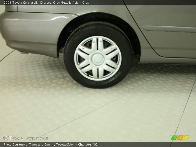 Charcoal Gray Metallic / Light Gray 2003 Toyota Corolla LE