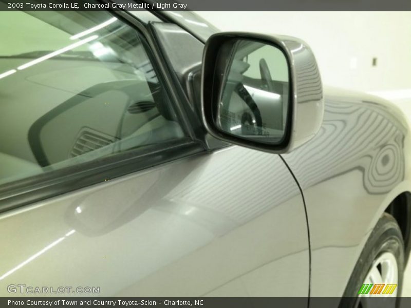 Charcoal Gray Metallic / Light Gray 2003 Toyota Corolla LE