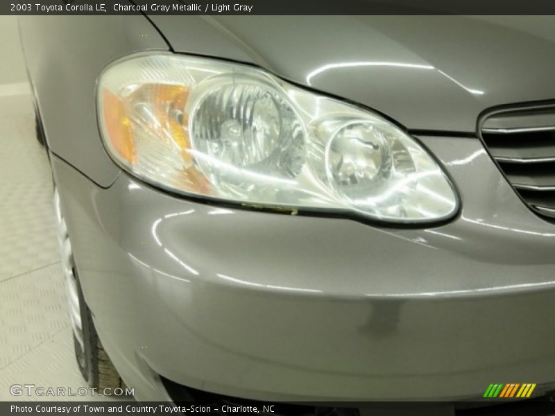 Charcoal Gray Metallic / Light Gray 2003 Toyota Corolla LE
