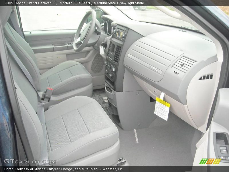Modern Blue Pearl / Medium Slate Gray/Light Shale 2009 Dodge Grand Caravan SE