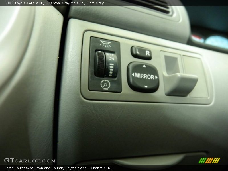 Charcoal Gray Metallic / Light Gray 2003 Toyota Corolla LE