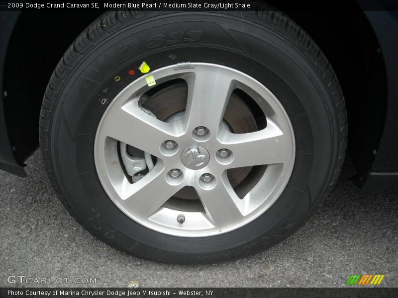 Modern Blue Pearl / Medium Slate Gray/Light Shale 2009 Dodge Grand Caravan SE