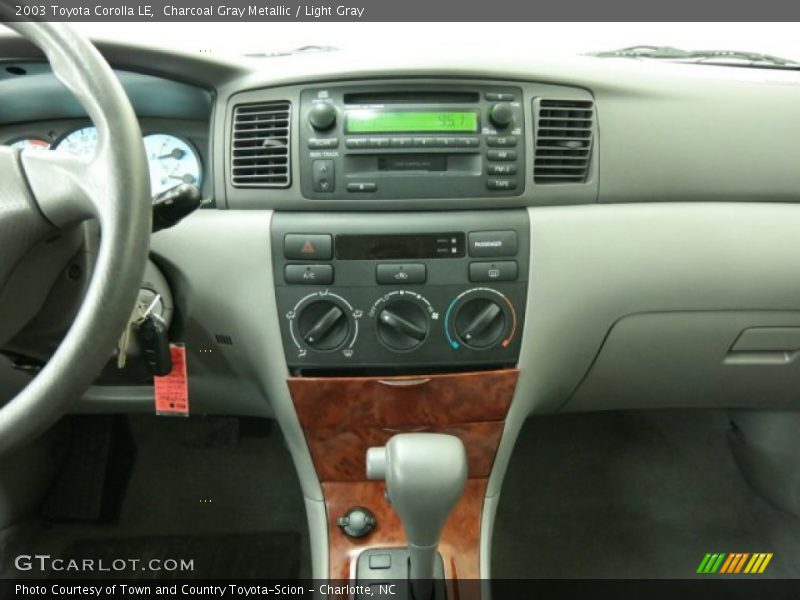 Charcoal Gray Metallic / Light Gray 2003 Toyota Corolla LE