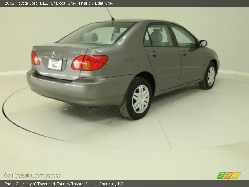Charcoal Gray Metallic / Light Gray 2003 Toyota Corolla LE
