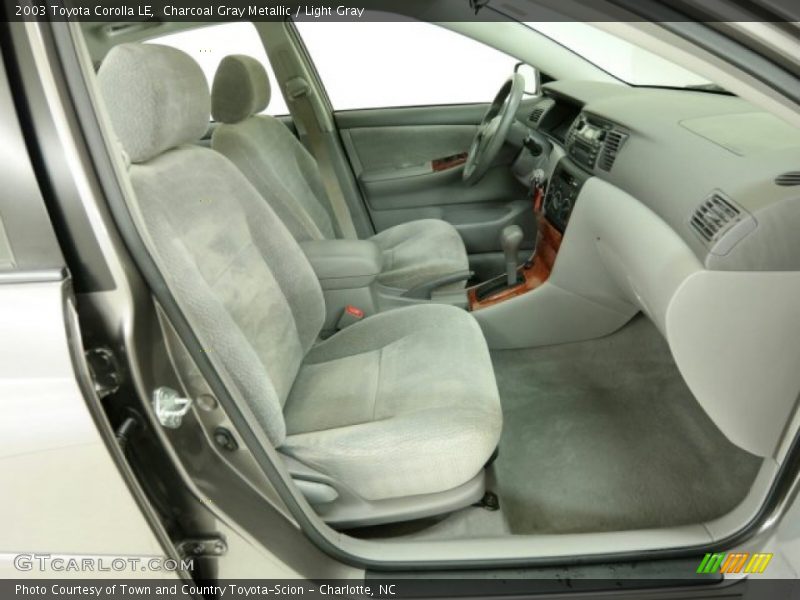 Charcoal Gray Metallic / Light Gray 2003 Toyota Corolla LE