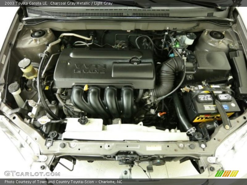 Charcoal Gray Metallic / Light Gray 2003 Toyota Corolla LE