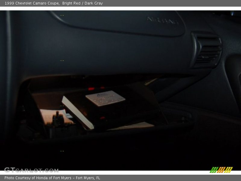 Bright Red / Dark Gray 1999 Chevrolet Camaro Coupe