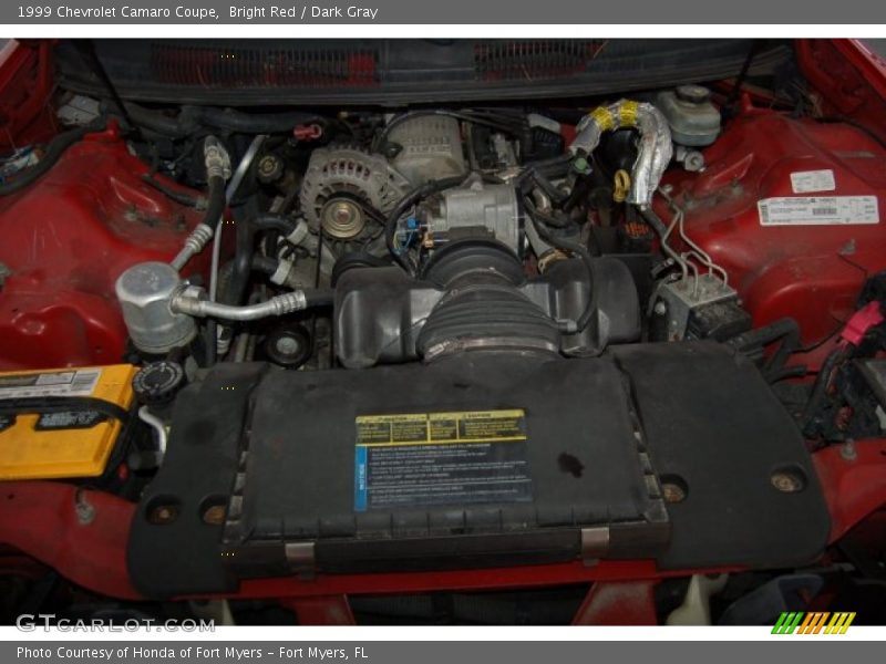 Bright Red / Dark Gray 1999 Chevrolet Camaro Coupe