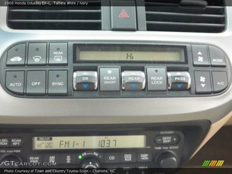 Taffeta White / Ivory 2008 Honda Odyssey EX-L