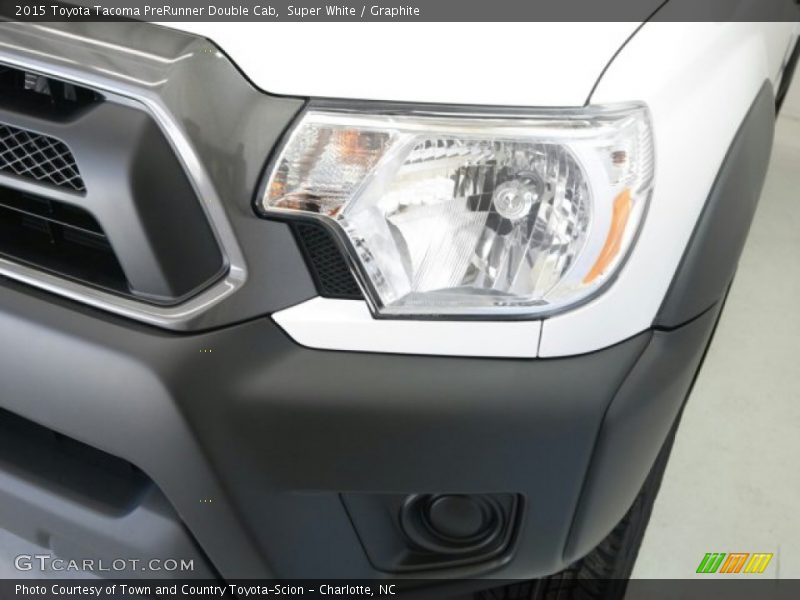 Super White / Graphite 2015 Toyota Tacoma PreRunner Double Cab